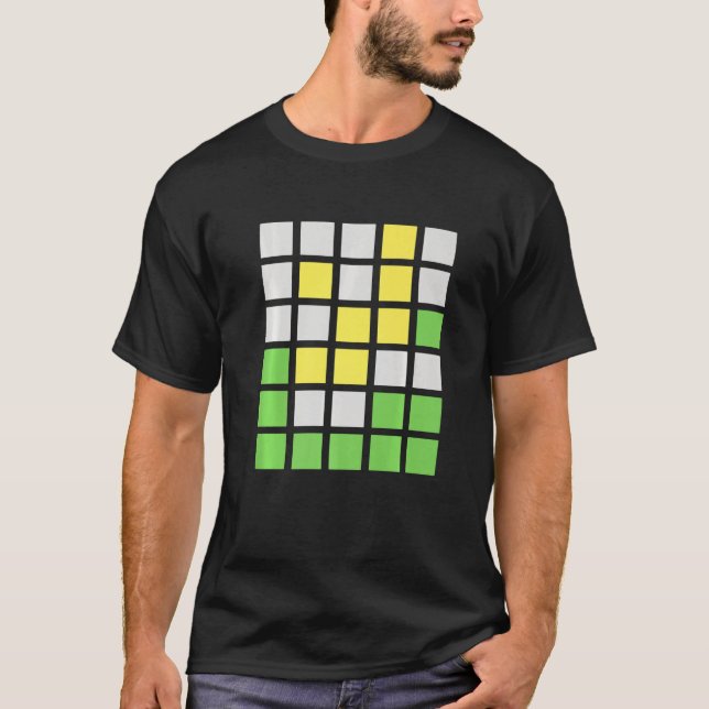 Wordle Word Game T-Shirt (Vorderseite)