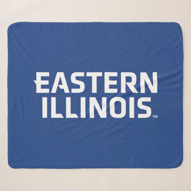 Wordmark-Logo der Universität Ost-Illinois Sherpadecke (Vorderseite (Horizontal))