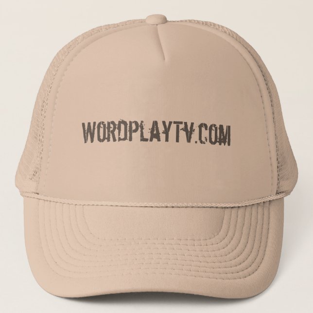 WordplayTv.com Truckerkappe (Vorderseite)