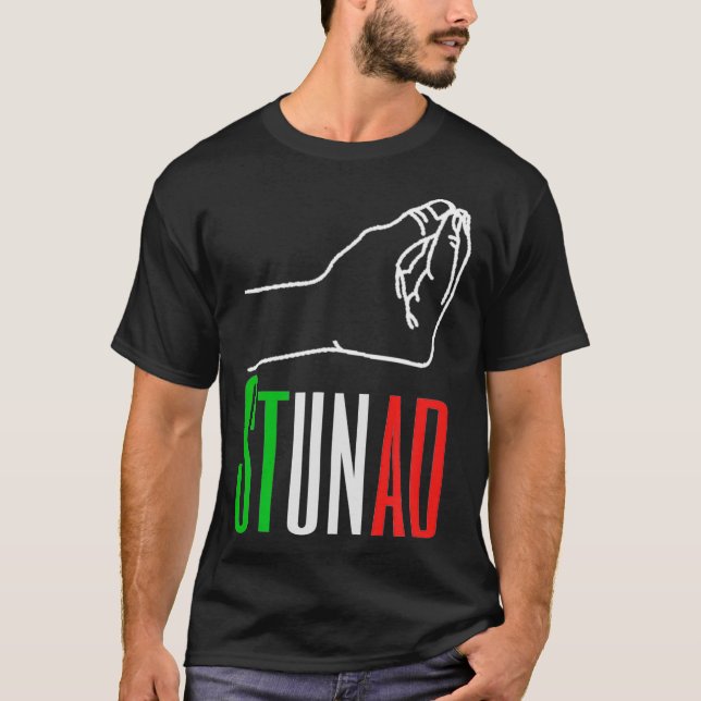 Words in Italian Stunad Italian Funny Italy Gift T-Shirt (Vorderseite)