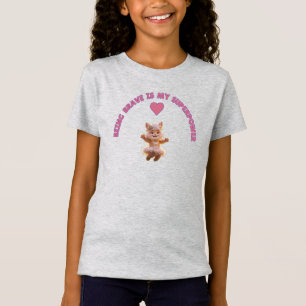 Words Sprichwort "Brave sein ist meine Supermacht" T-Shirt