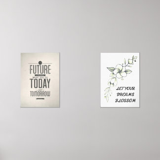Words to inspire poster bilderwand sets