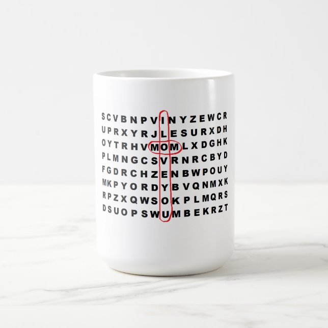 "Wordsearch Mama-" Tasse (Mittel)