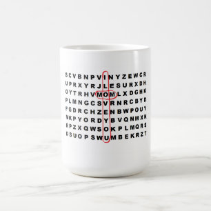 "Wordsearch Mama-" Tasse