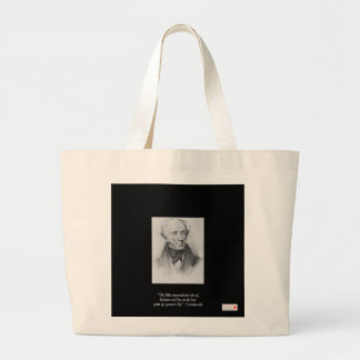 Wordsworth "Little Acts" Zitat Bio Canvas-Tasche Jumbo Stoffbeutel