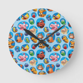 WordWorld-Uhr Runde Wanduhr