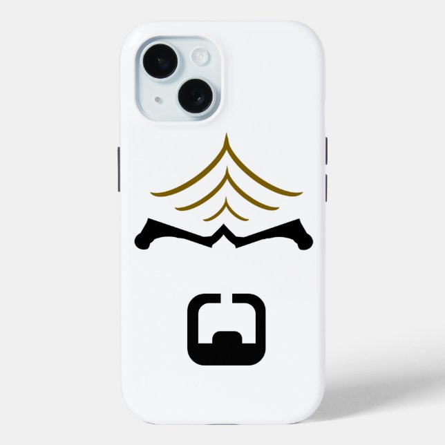 Worf iPhone 15 Case (Rückseite)