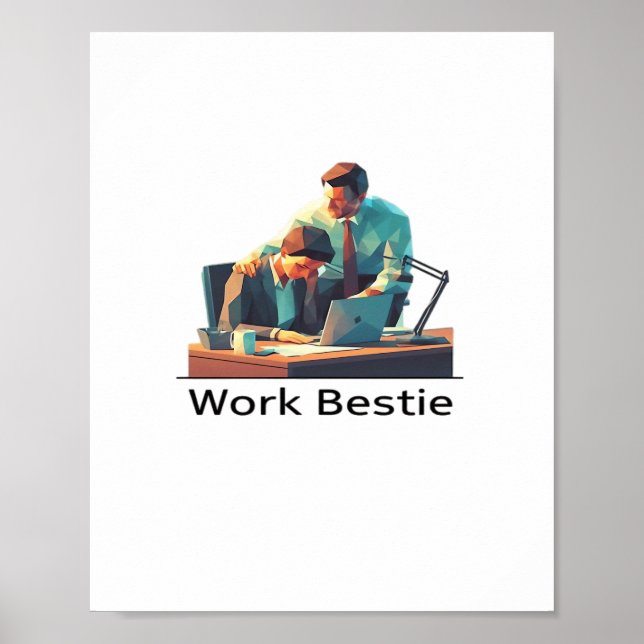 Work Best Classic Poster (Vorne)