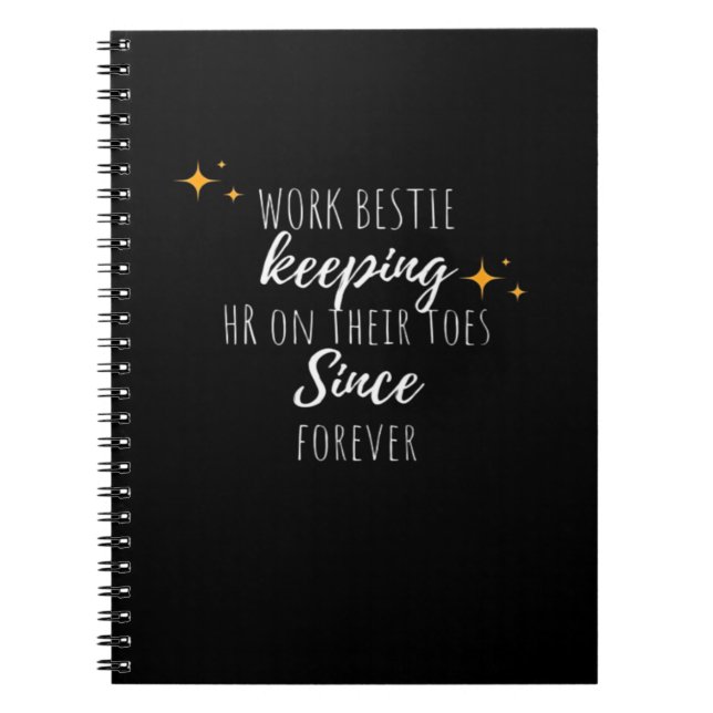 Work Bestie Funny Work Office Coworker Classic Notizblock (Vorderseite)