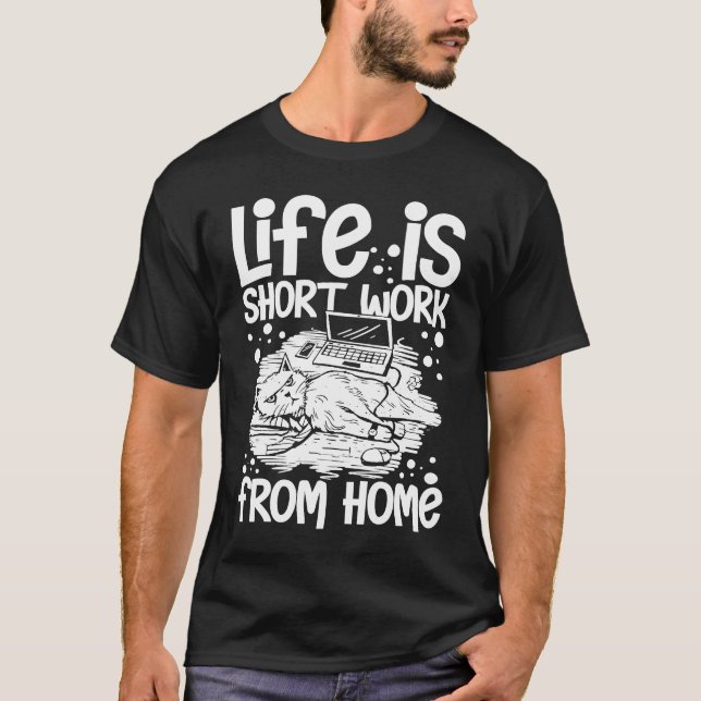 Work From Home Office Job Ideas Business Online De T-Shirt (Vorderseite)