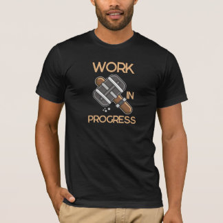 Work in Progress Hammer T-Shirt - Bearbeitbarer Te