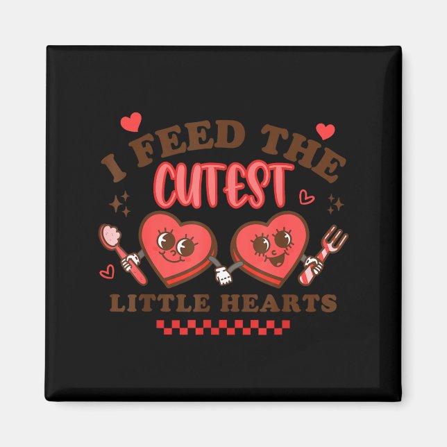 Work Of Heart School Lunch Lady Cafeteria Worker V Magnet (Vorne)