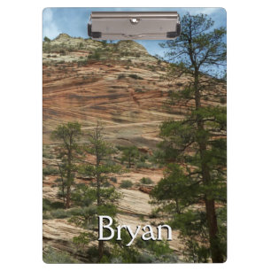 Work Rock Walls im Zion Nationalpark Klemmbrett