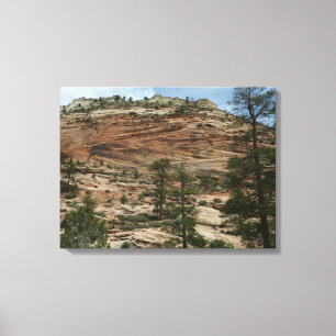 Work Rock Walls im Zion Nationalpark Leinwanddruck