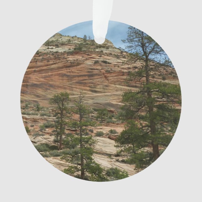 Work Rock Walls im Zion Nationalpark Ornament (Vorderseite)