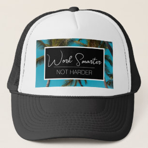 "Work Smarter" LKW-Hut (schwarz) Truckerkappe