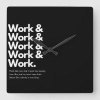 Work Work Stylish Wall Clock , Tränenspielplatz.
