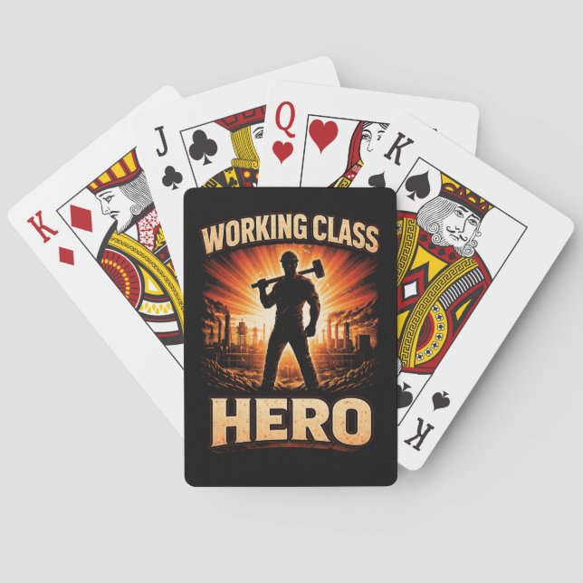 Working Class Hero Spielkarten (Rückseite)