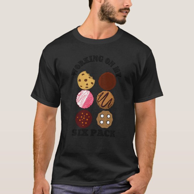 Working on my six pack Workout Cookie T-Shirt (Vorderseite)