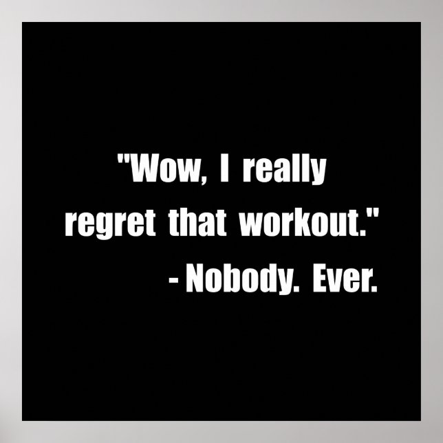 Workout-Angebot Poster (Vorne)