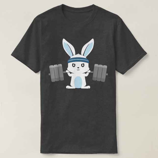 Workout Bunny Gym Lover 1402 T-Shirt (Design vorne)