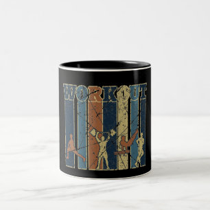 Workout   Die besten Geschenke für Fitnessstudio-E Zweifarbige Tasse