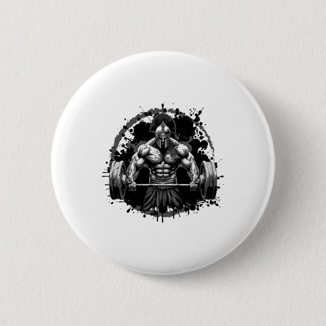 Workout Dream Style Inc Spartan Bodybuilding Gladi Button (Vorderseite)