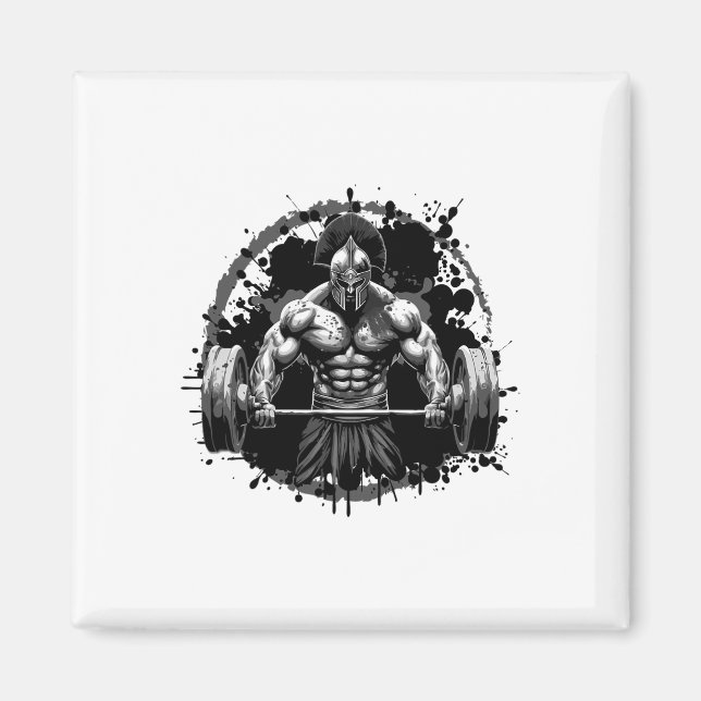 Workout Dream Style Inc Spartan Bodybuilding Gladi Magnet (Vorne)
