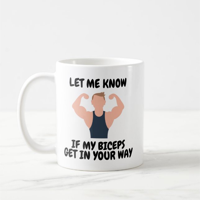 Workout fanatisch kaffeetasse (Links)