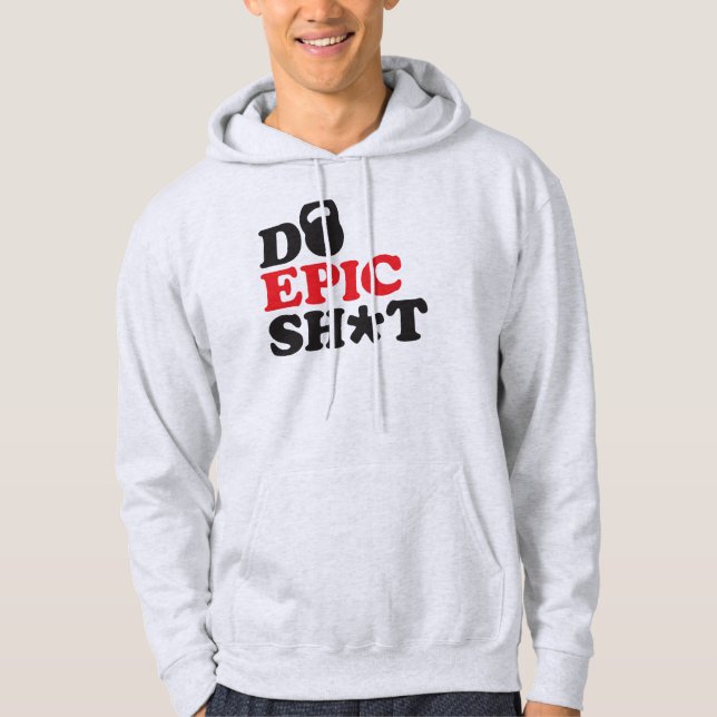 Workout Fitness Motivation (Kettlebell) Hoodie (Vorderseite)