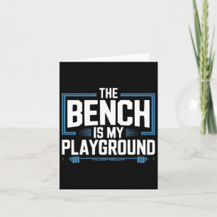 Workout für die Fitness der Bodybuilding von Bench Karte
