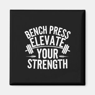 Workout für die Fitness der Bodybuilding von Bench Magnet