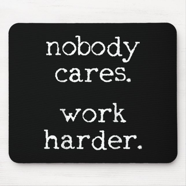 Workout Gym Fitness Exercise Motivational  Mousepad (Vorne)