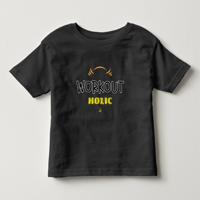 Workout Holic Gym Fitness Übung T - Shirt (Vorderseite)