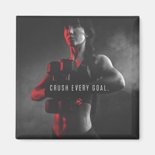 Workout-Inspiration für Frauen - Zerreißen Sie jed Magnet