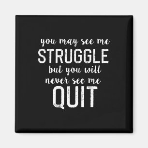 Workout Inspiration Motivierend Sprichwort Männer Magnet