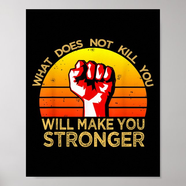 Workout Insration Motivational Saying Men Women  Poster (Vorne)