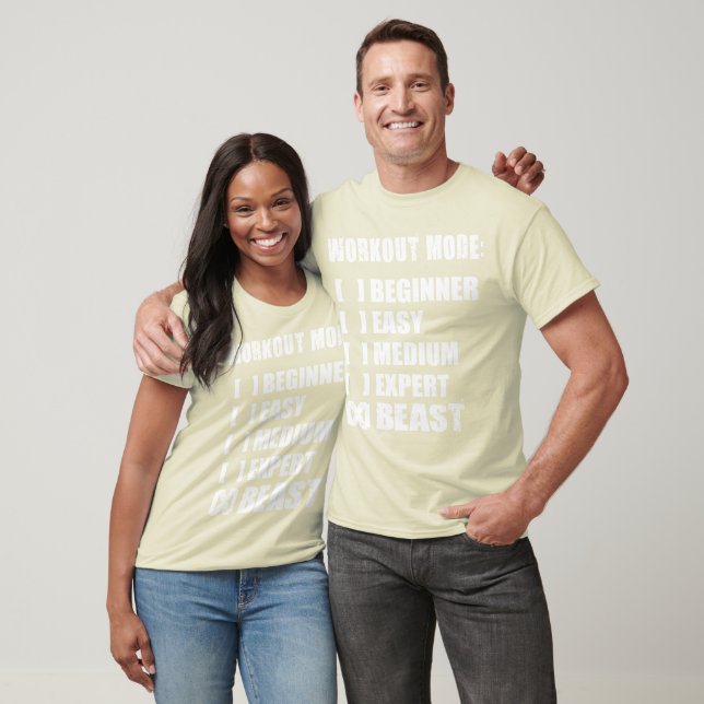 Workout-Modus - SCHLIESSEN T-Shirt (Unisex)