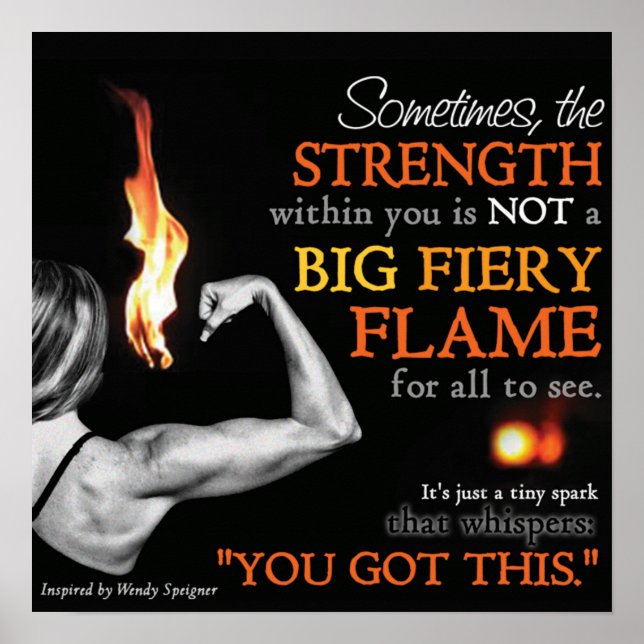 Workout Motivierend Poster (Vorne)