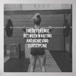 Workout Motivierend Poster
