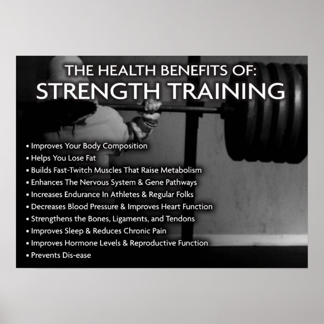 Workout Motivierend Poster (Vorne)