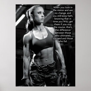 Workout Motivierend Poster