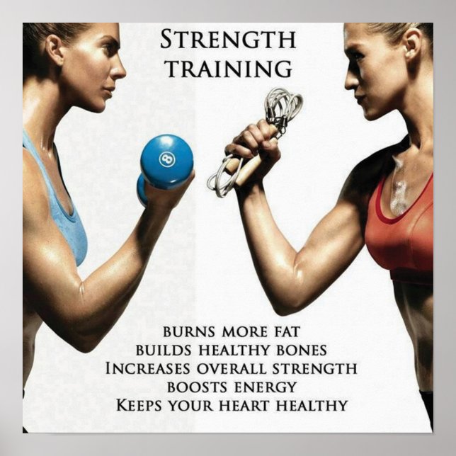 Workout Motivierend Poster (Vorne)