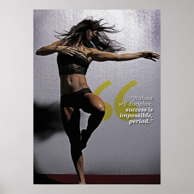 Workout Motivierend Poster (Vorne)