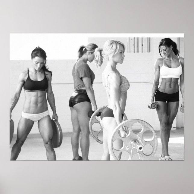 Workout Motivierend Poster (Vorne)