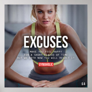 Workout Motivierend Poster