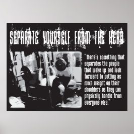 Workout Motivierend Poster