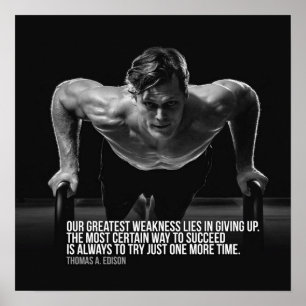 Workout Motivierend Poster