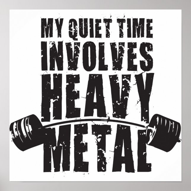 Workout Motivierend Poster (Vorne)