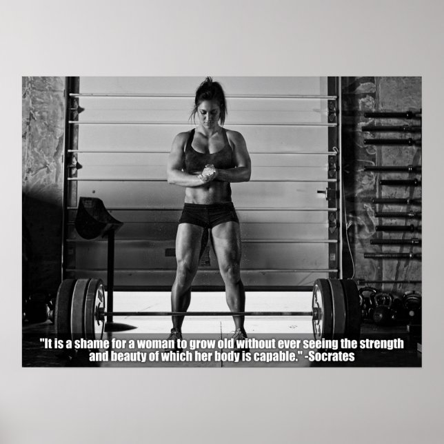 Workout Motivierend Poster (Vorne)